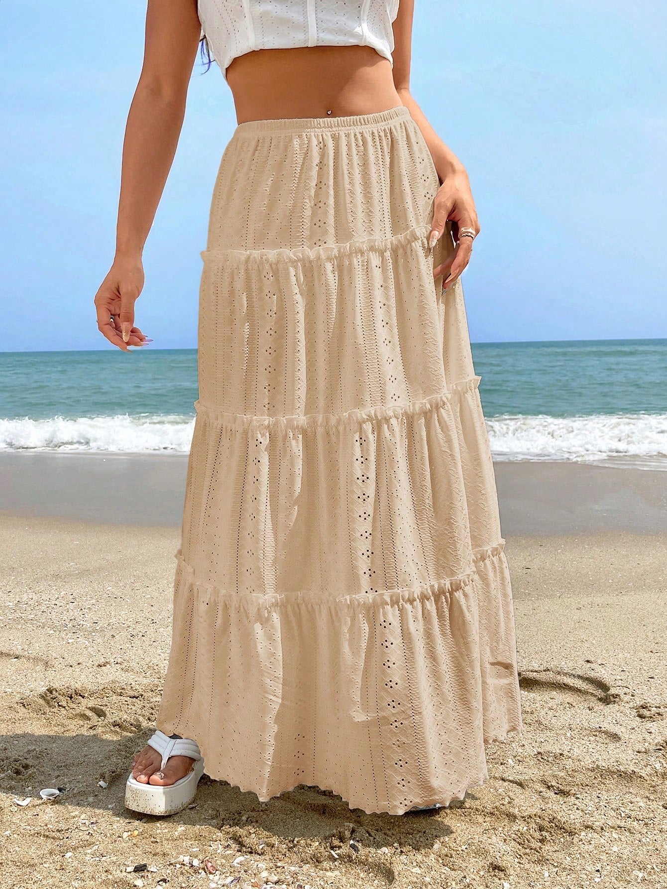 ZORA | Fashionable Long Wide Skirt