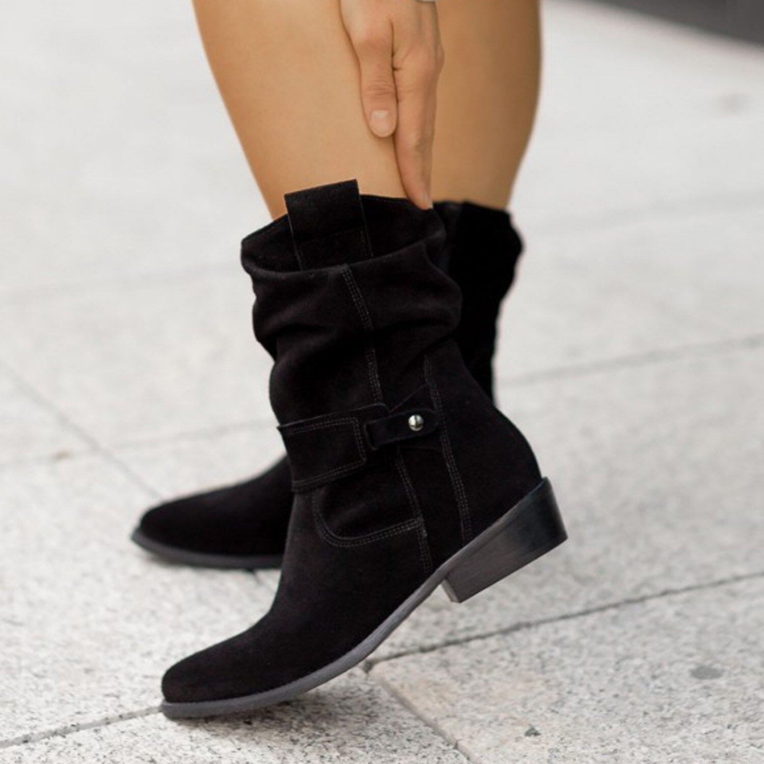Jules - Elegant Suède Boots for Women