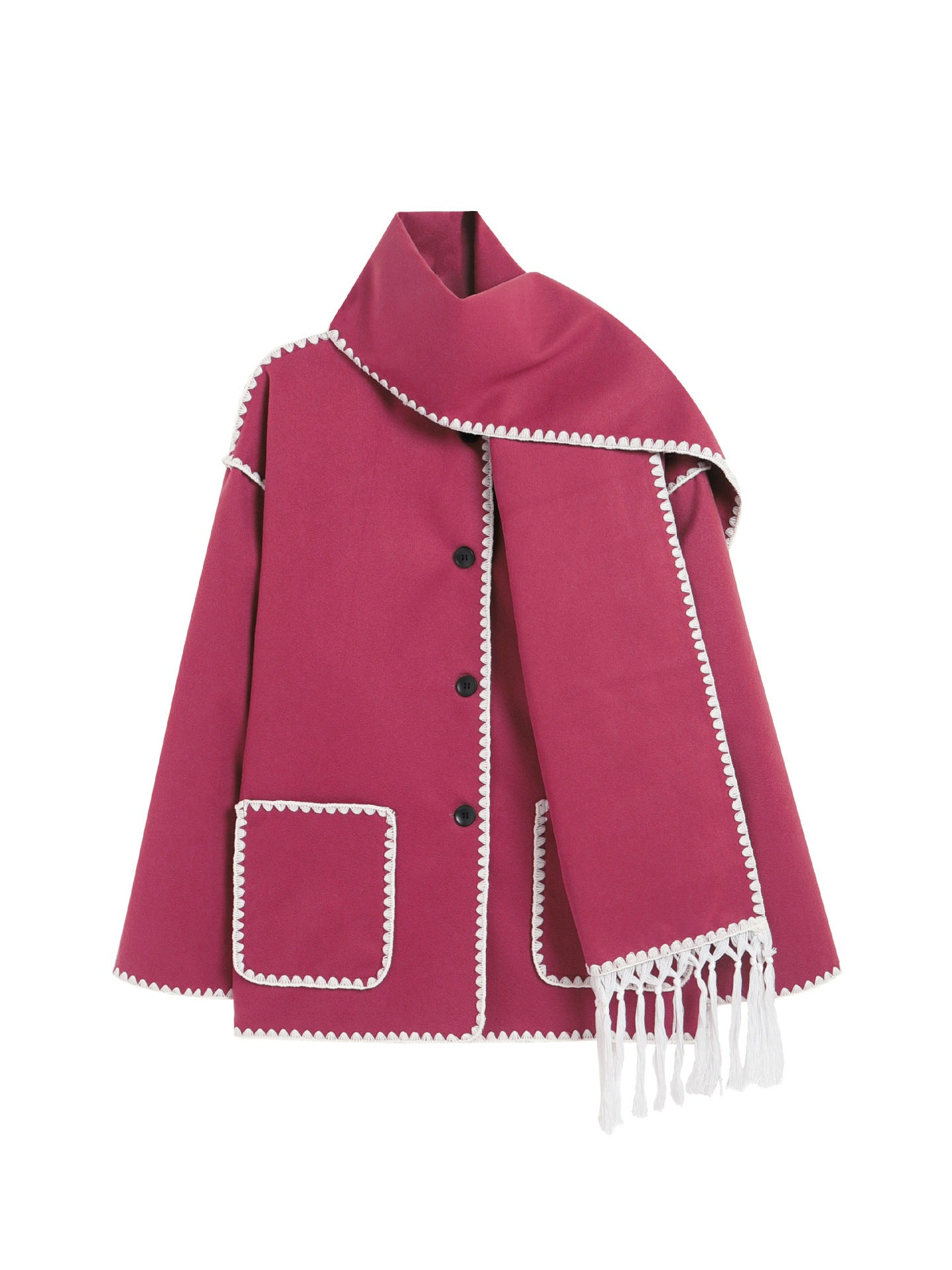 Aurelia™ -  Luxe Scarf Jacket