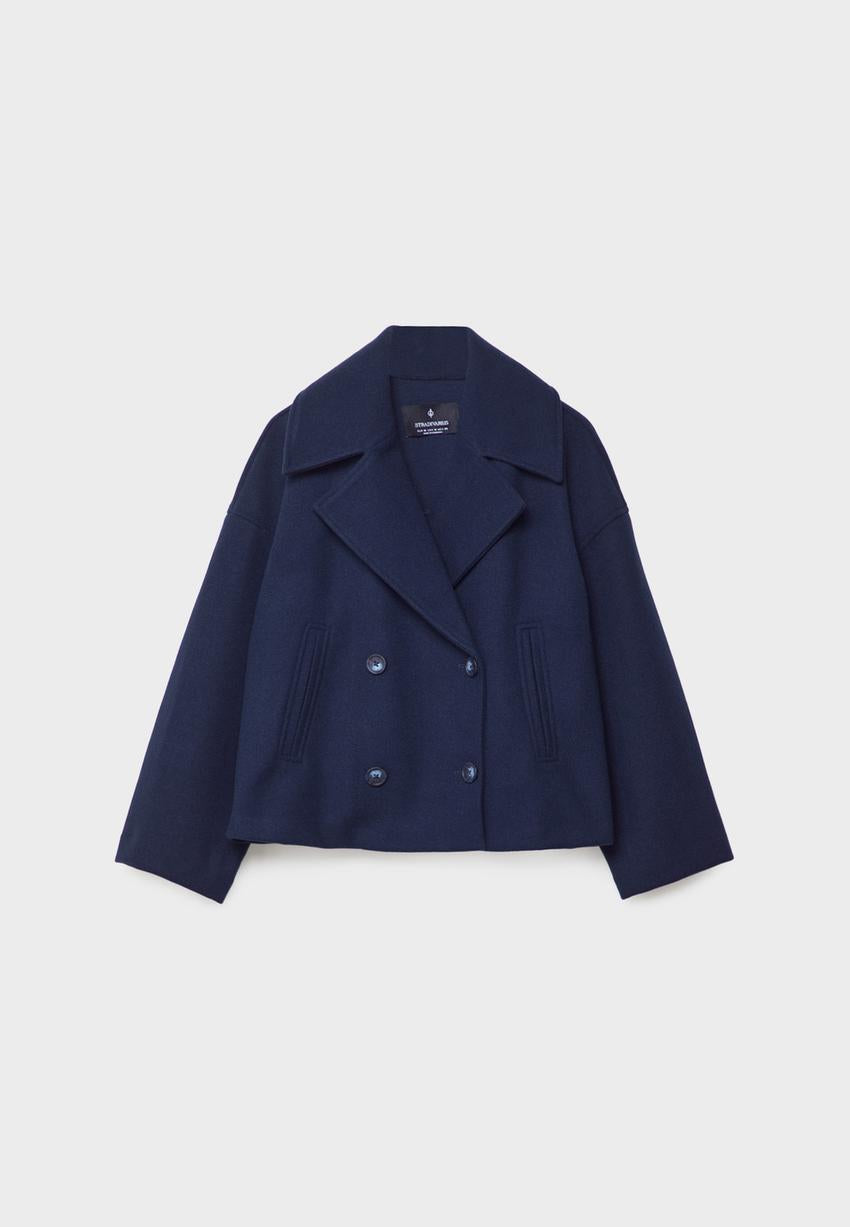 Flairy double breasted coat