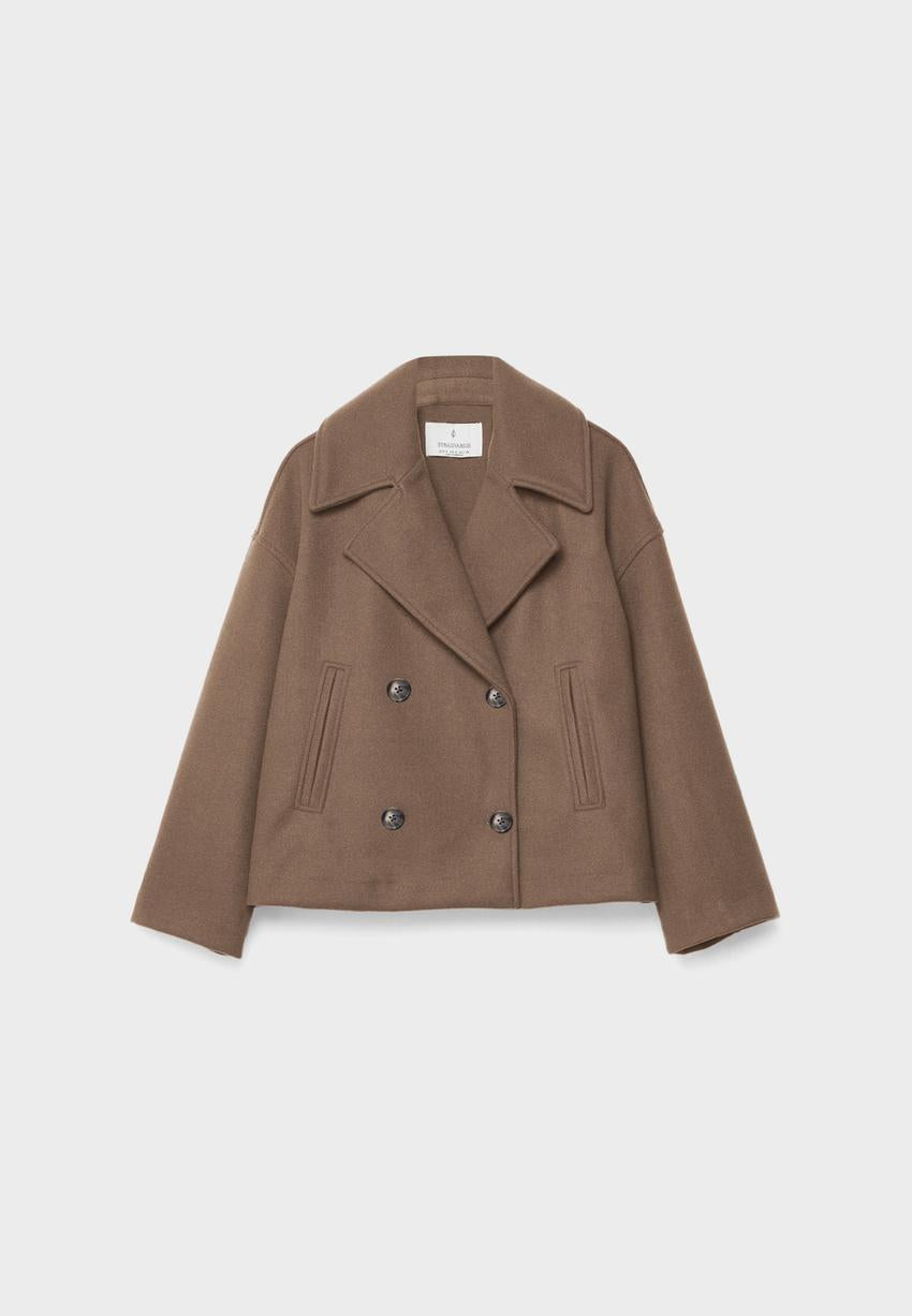 Flairy double breasted coat
