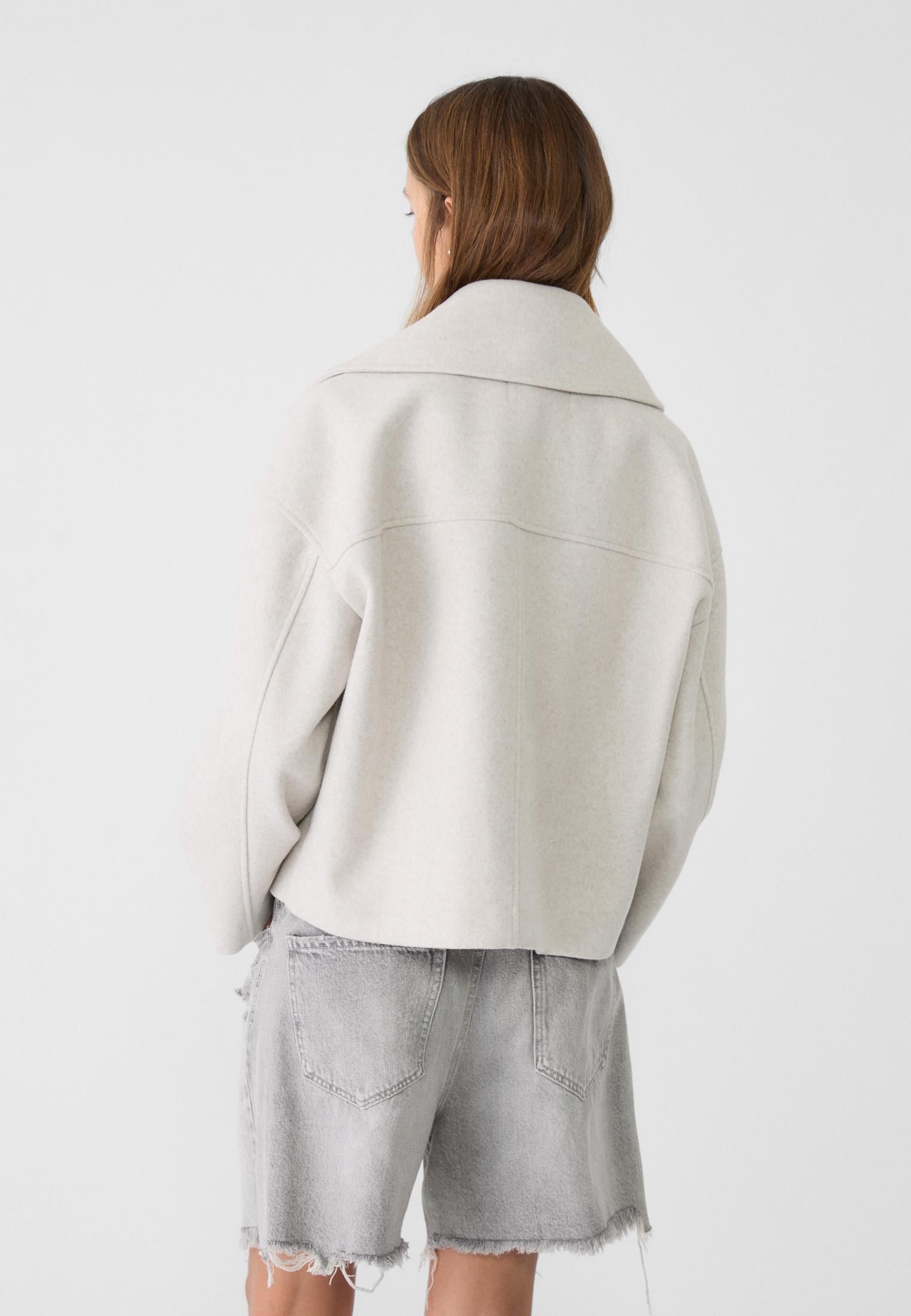 Flairy double breasted coat