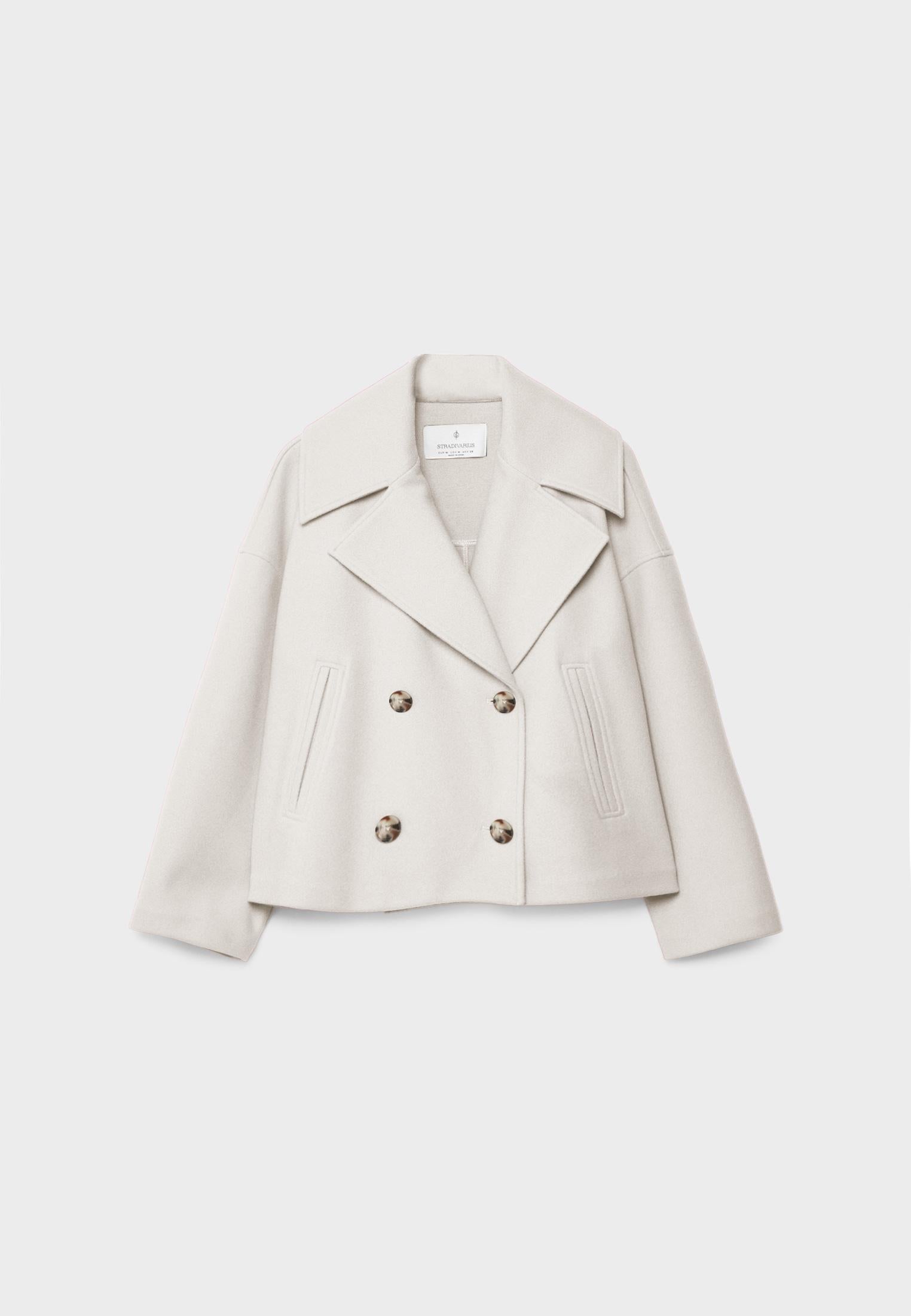 Flairy double breasted coat