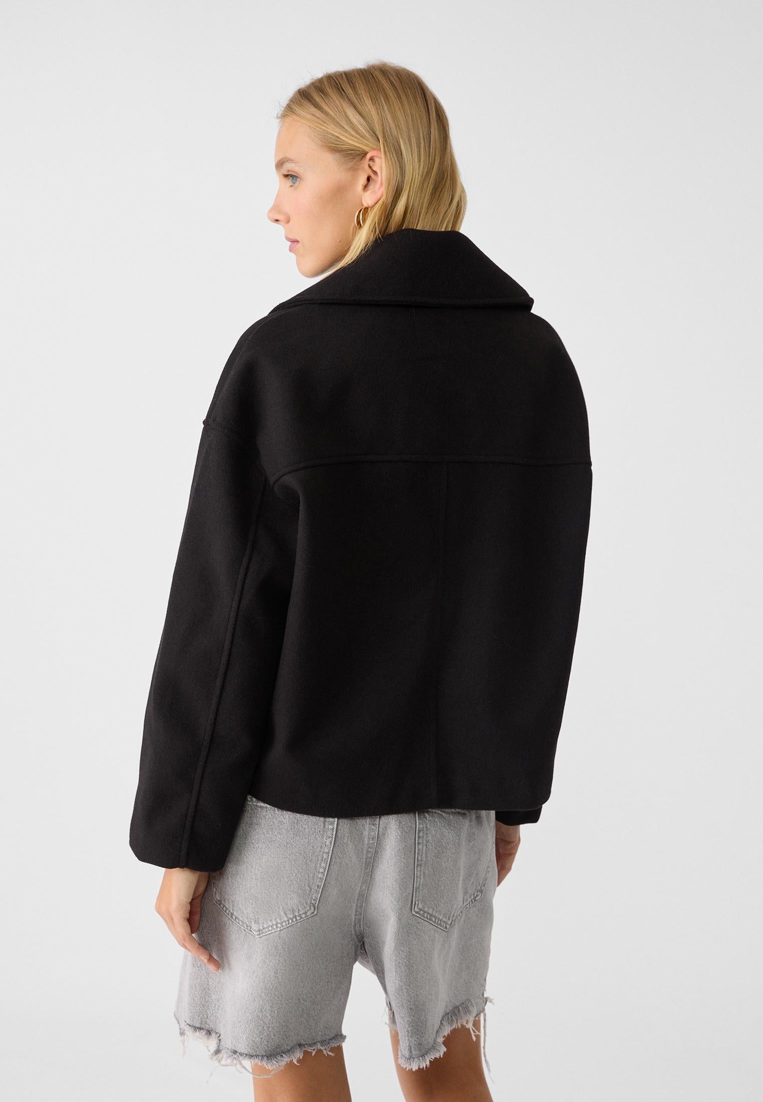 Flairy double breasted coat