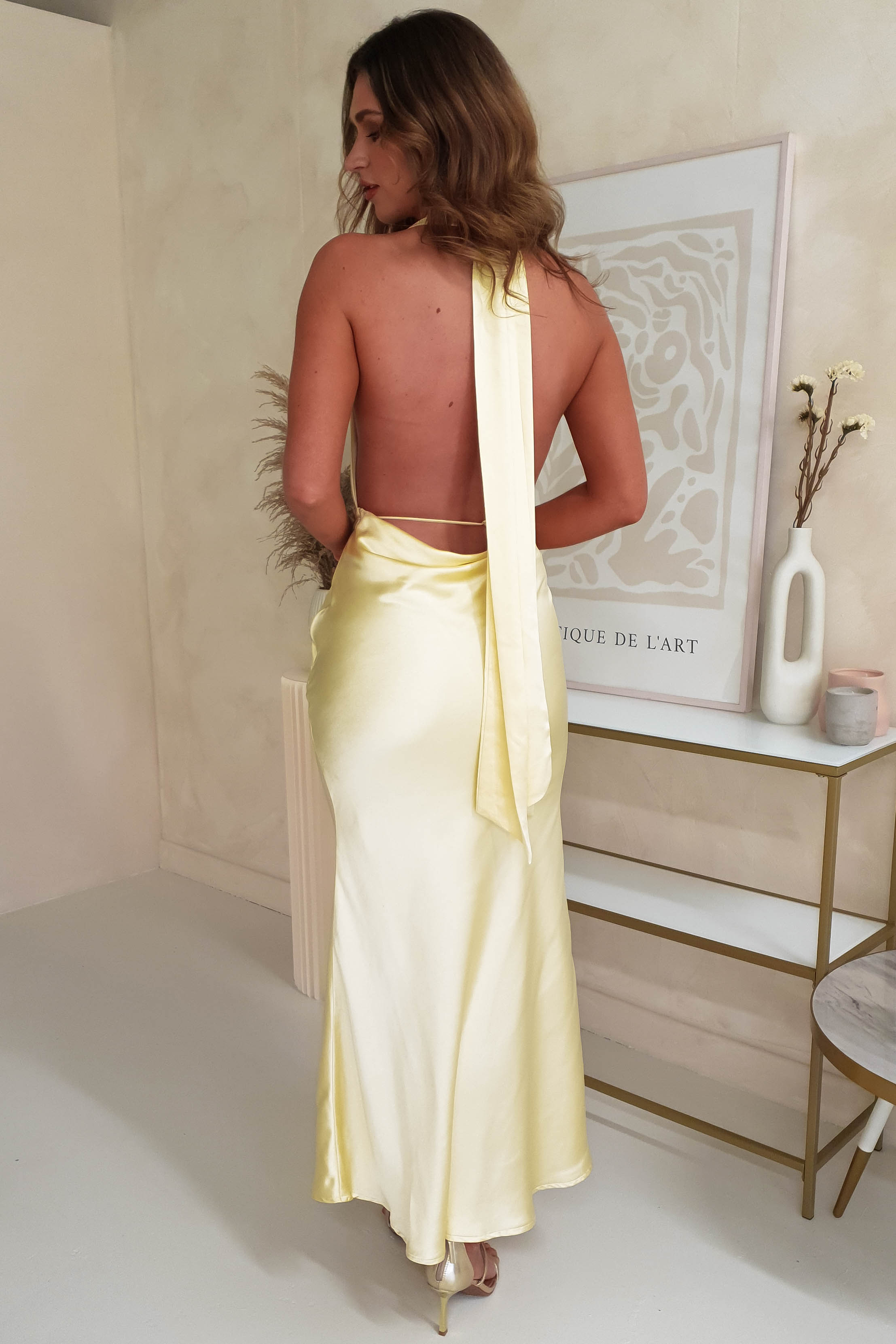 Polly | Elegant Yellow Dress
