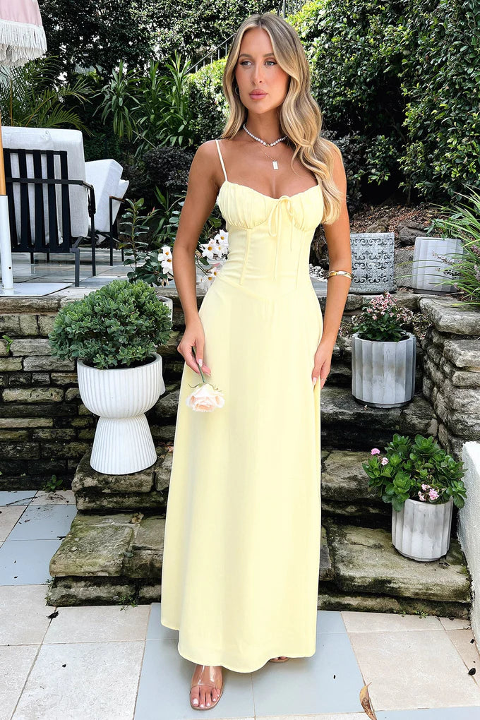 Jade romantic maxi dress