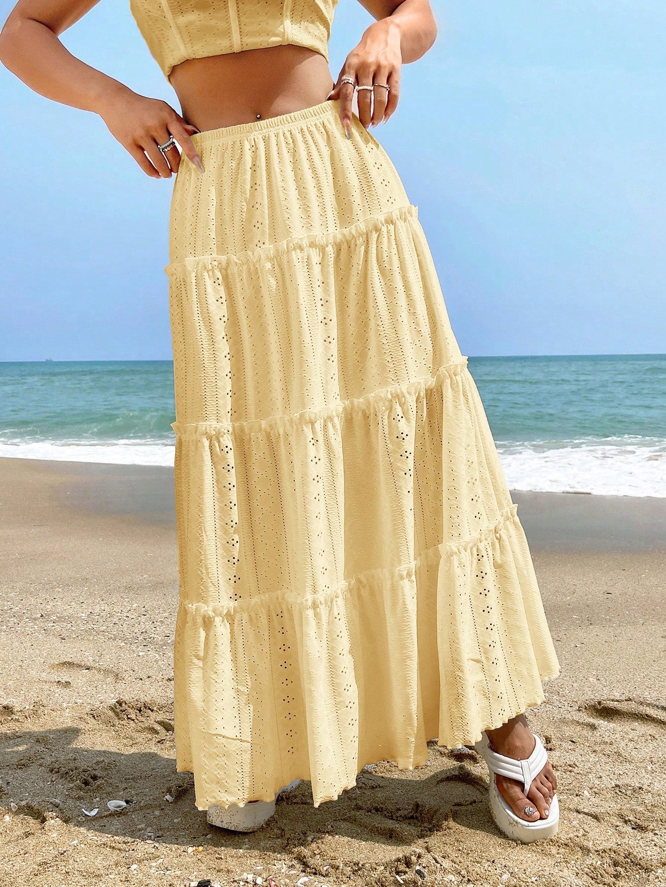 ZORA | Fashionable Long Wide Skirt