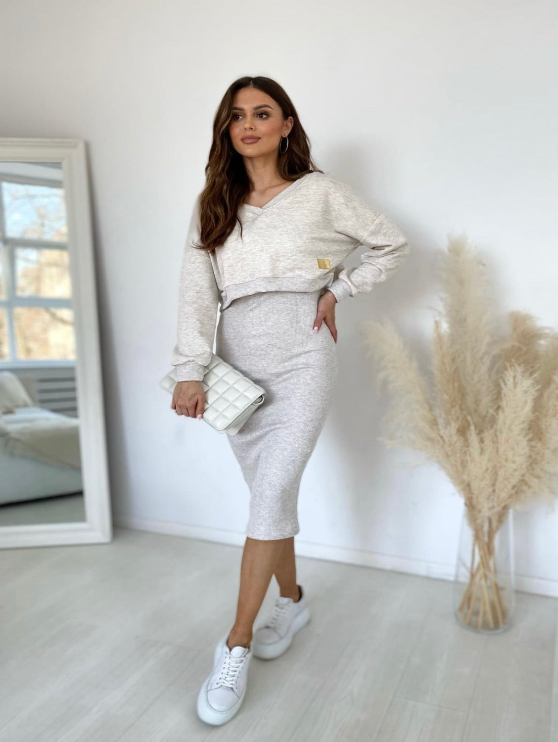 Conjunto deportivo con vestido