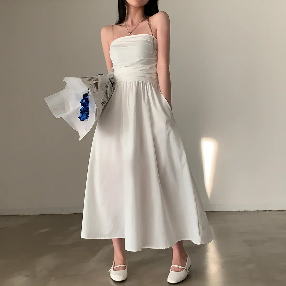 VERA | Strapless Comfy Summer Dress