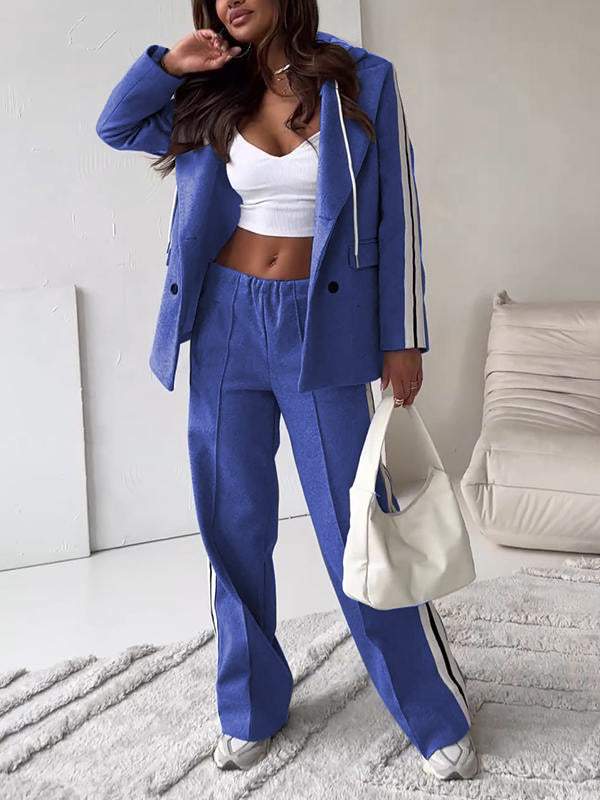 Jaylee autumn Casual Hooded Two-piece Suit